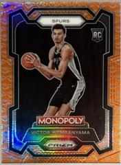 Victor Wembanyama [Orange] #81 Basketball Cards 2023 Panini Prizm Monopoly Prices