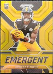George Pickens [Gold] #E-17 Football Cards 2022 Panini Prizm Emergent Prices