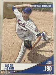 Jacob deGrom [Gold] #SS-18 Baseball Cards 2022 Topps Significant Statistics Prices