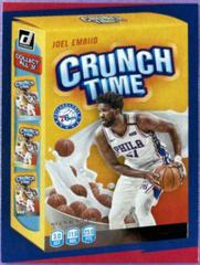 Joel Embiid #6 Basketball Cards 2020 Donruss Crunch Time Prices