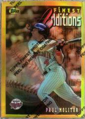 Paul Molitor [Refractor] #279 Baseball Cards 1996 Finest Prices