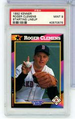 Roger Clemens Baseball Cards 1992 Kenner Starting Lineup Prices