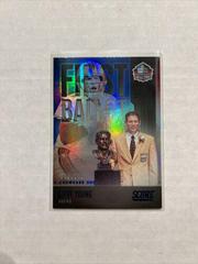 Steve Young [Showcase] #FB-SY Football Cards 2022 Panini Score First Ballot Prices