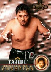 Tajiri #54 Wrestling Cards 2001 Fleer WWF Championship Clash Prices