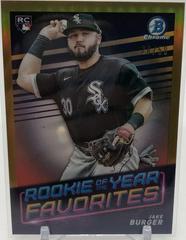 Jake Burger [Gold] #ROYF-6 Baseball Cards 2022 Bowman Rookie of the Year Favorites Prices