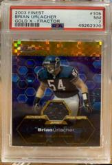 Brian Urlacher [Jersey Gold Xfractor] #105 Football Cards 2003 Topps Finest Prices
