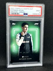 Esteban Ocon [Green] Racing Cards 2021 Topps Formula 1 Lights Out Prices