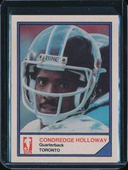 Condredge Holloway Football Cards 1983 Jogo CFL Limited Prices