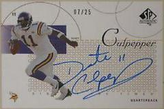 Daunte Culpepper #ST-DC Football Cards 2002 SP Authentic Sign of the Times Prices