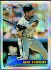 Gary Sheffield [Refractor] #27 Baseball Cards 1996 Topps Chrome Prices