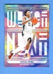 Joshua Primo Basketball Cards 2021 Panini Hoops We Got Next Prices