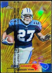 Eddie George [Gold Refractor w/ Coating] #15 Football Cards 1999 Topps Finest Prices