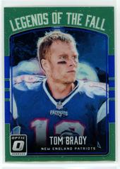 Tom Brady [Green] Football Cards 2016 Panini Donruss Optic Legends of the Fall Prices