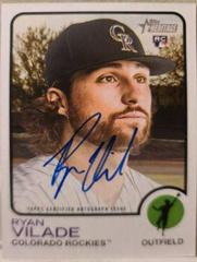 Ryan Vilade #ROA-RV Baseball Cards 2022 Topps Heritage Real One Autographs Prices