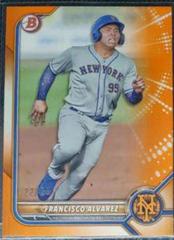 Francisco Alvarez [Orange] #BP-53 Baseball Cards 2022 Bowman Paper Prospects Prices
