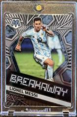 Lionel Messi #10 Soccer Cards 2021 Panini Mosaic Road to FIFA World Cup Breakaway Prices