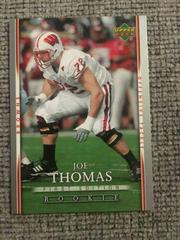 Joe Thomas Football Cards 2007 Upper Deck First Edition Prices