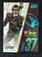 DeAndre Hopkins #37 Football Cards 2023 Panini Score Top 100 Prices
