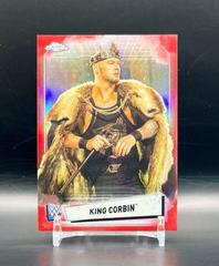 King Corbin [Red Refractor] #IV-8 Wrestling Cards 2021 Topps Chrome WWE Image Variations Prices