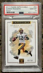 Aaron Rodgers [Gold] #80 Football Cards 2017 Panini Impeccable Prices