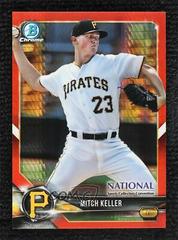 Mitch Keller [Red Refractor] #BNR-MK Baseball Cards 2018 Bowman Chrome National Convention Prices