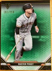 Buster Posey [Emerald] Baseball Cards 2021 Topps Triple Threads Prices