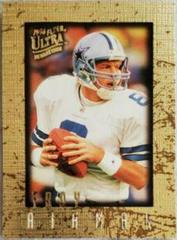 Troy Aikman [Marble Gold] Football Cards 1996 Ultra Sensations Prices