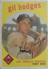 Gil Hodges [Gray Back] #270 Baseball Cards 1959 Topps Prices