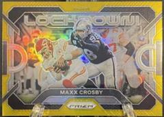 Maxx Crosby [Gold] #LD-6 Football Cards 2023 Panini Prizm Lockdown Prices