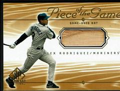 Alex Rodriguez Baseball Cards 2001 SP Game Bat Piece of the Game Prices