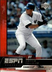 Bernie Williams #59 Baseball Cards 2005 Upper Deck ESPN Prices