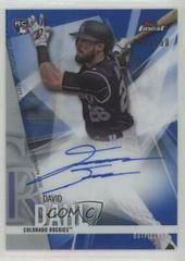 David Dahl [Blue Refractor] Baseball Cards 2017 Topps Finest Autographs Prices