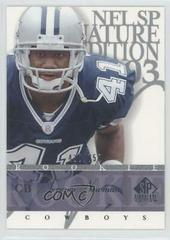 Terence Newman Football Cards 2003 SP Signature Prices