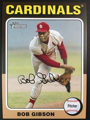 Bob Gibson #OB-37 Baseball Cards 2024 Topps Heritage Oversized 1975 Box Loader Prices