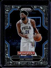 Joel Embiid [Black Gold] #PS5 Basketball Cards 2022 Panini Prizm Monopoly All Stars Prices