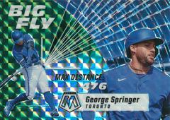 George Springer [Green Mosaic] #BF6 Baseball Cards 2021 Panini Mosaic Big Fly Prices