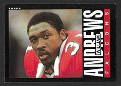 William Andrews Football Cards 1985 Topps Prices