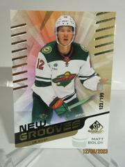 Matt Boldy [Gold] #137 Hockey Cards 2022 SP Prices