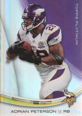 Adrian Peterson #97 Football Cards 2013 Topps Platinum Prices