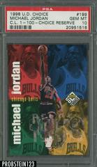 Michael Jordan [Checklist 1-100] Basketball Cards 1998 UD Choice Prices