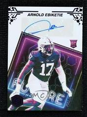 Arnold Ebiketie [Purple] Football Cards 2022 Panini Elements Future Signs Autographs Prices