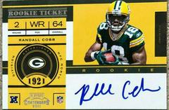 Randall Cobb [Autograph] #202 Football Cards 2011 Playoff Contenders Prices