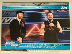 Kevin Owens Brutalizes Sami Zayn [Silver] Wrestling Cards 2019 Topps WWE Road to Wrestlemania Prices