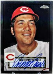 Johnny Bench [Black] #PA-JBN Baseball Cards 2021 Topps Chrome Platinum Anniversary Autographs Prices
