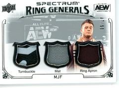 MJF Wrestling Cards 2021 Upper Deck AEW Spectrum Ring Generals Relics Prices