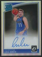 Luka Doncic [Autograph Holo] Basketball Cards 2018 Panini Donruss Optic Prices