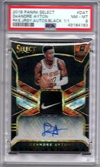 DeAndre Ayton [Black 1/1] Basketball Cards 2018 Panini Select Rookie Signatures Prices