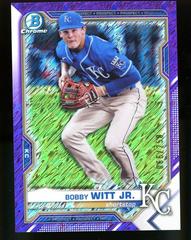 Bobby Witt Jr. [Purple Shimmer Refractor] Baseball Cards 2021 Bowman Chrome Prospects Prices