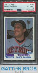 Lance Parrish Baseball Cards 1982 Topps Prices