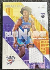 Jalen Williams Basketball Cards 2022 Panini Hoops Rise N Shine Memorabilia Prices